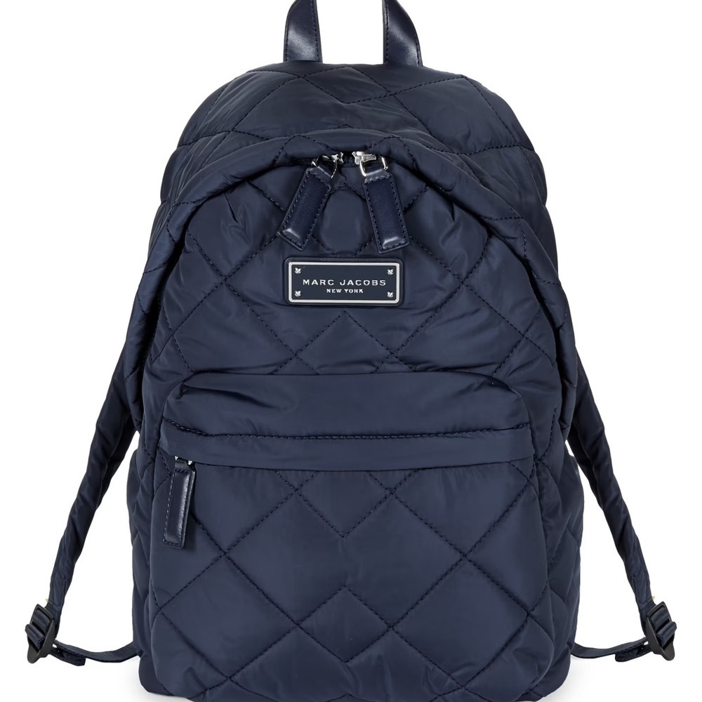 Marc Jacobs Charcoal Quilted Backpack